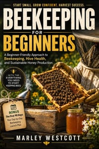Beekeeping for Beginners: A Beginner-Friendly Approach to Beekeeping, Hive Health, and Sustainable Honey Production cover