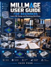Millmage User Guide for Beginners: Learn CNC Design and Machining Workflows cover