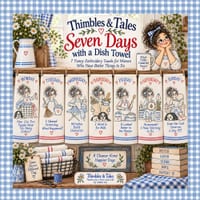 Thimbles & Tales: Seven Days with a Dish Towel cover