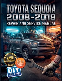 Toyota Sequoia 2008-2019 Repair and Service Manual: The Complete Illustrated Step-by-Step Guide to Dealership-Level Diagnostics, Routine Maintenance, cover