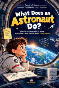 What Does an Astronaut Do?: What Do Astronauts Do in Space, a First Space Book for Kids About Living in Orbit cover