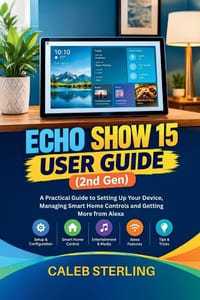 Echo Show 15 User Guide (2nd Gen): A Practical Guide to Setting Up Your Device, Managing Smart Home Controls and Getting More from Alexa cover