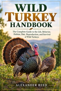 Wild Turkey Handbook: The Complete Guide to the Life, Behavior, Habitat, Diet, Reproduction, and Survival of Wild Turkeys cover