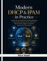 Modern DHCP & IPAM in Practice: Build Production-Ready IPv4 and IPv6 Addressing with Kea DHCP, Windows Server 2025, DNS, High Availability, NetBox, Au cover