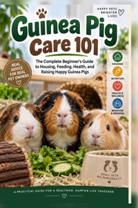 Guinea Pig Care 101: The Complete Beginner's Guide to Housing, Feeding, Health, and Raising Happy Guinea Pigs cover