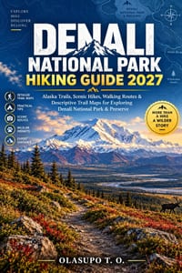 Denali National Park Hiking Guide 2027: Alaska Trails, Scenic Hikes, Walking Routes & Descriptive Trail Maps for Exploring Denali National Park & Pres cover