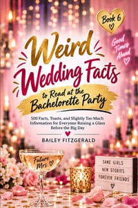Weird Wedding Facts to Read at the Bachelorette Party: 500 Facts, Toasts, and Slightly Too Much Information for Everyone Raising a Glass Before the Bi cover