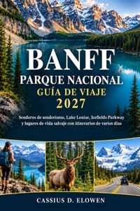Banff Parque Nacional Guía De Viaje 2027: Senderos de senderismo, Lake Louise, Icefields Parkway y lugares de vida salvaje con itinerarios de varios d cover