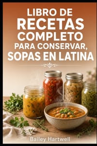 Libro de Recetas Completo Para Conservar Sopas En Latina: Recetas fáciles y métodos seguros de envasado casero para sopas cover