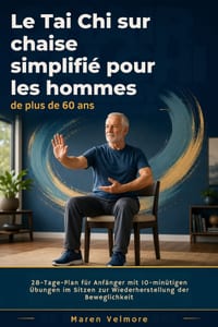 Le Tai Chi sur chaise simplifié pour les hommes de plus de 60 ans: 28-Tage-Plan für Anfänger mit 10-minütigen Übungen im Sitzen zur Wiederherstellung cover