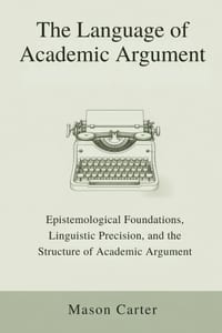 The Language of Academic Argument: Epistemological Foundations, Linguistic Precision, and the Structure of Academic Argument cover