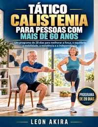 Tático Calistenia Para Pessoas Com Mais de 60 Anos: Um programa de 28 dias para melhorar a força, o equilíbrio, a mobilidade, a resistência e a indepe cover