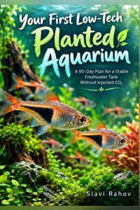 Your First Low-Tech Planted Aquarium: A 90-Day Plan for a Stable Freshwater Tank Without Injected CO₂ cover