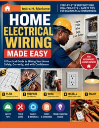 Home Electrical Wiring Made Easy: A Practical Beginner's Guide to Circuits, Switches, Receptacles, Safety, and Troubleshooting cover