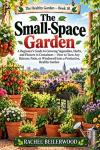 The Small-Space Garden: A Beginner's Guide to Growing Vegetables, Herbs, and Flowers in Containers - How to Turn Any Balcony, Patio, or Windowsill int cover