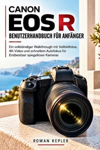 Canon EOS R Benutzerhandbuch Für Anfänger: Ein vollständiger Walkthrough mit Vollbildfotos, 4K-Video und schnellem Autofokus für Erstbesitzer spiegell cover