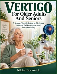 Vertigo For Older Adults And Seniors: A Senior-Friendly Guide to Dizziness, Balance, Fall Prevention, and Everyday Safety cover