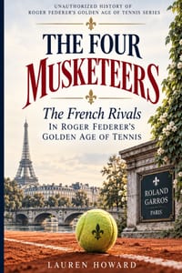 The Four Musketeers The French Rivals in Roger Federer's Golden Age of Tennis cover
