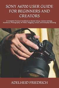 Sony A6700 User Guide for Beginners and Creators: A Complete Practical Handbook to Master Setup, Camera Settings, Autofocus, Photography, 4K Video, Vl cover