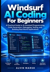 Windsurf AI Coding For Beginners: A Practical Guide to AI-Assisted Programming, Code Generation, Debugging, Testing, and Building Real-World Applicati cover