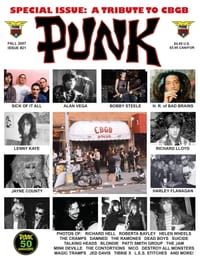Punk #21: Special Issue: A Tribute to CBGB cover