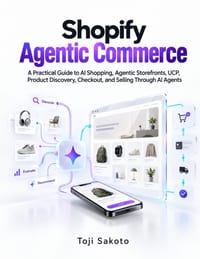 Shopify Agentic Commerce: A Practical Guide to AI Shopping, Agentic Storefronts, UCP, Product Discovery, Checkout, and Selling Through AI Agents cover