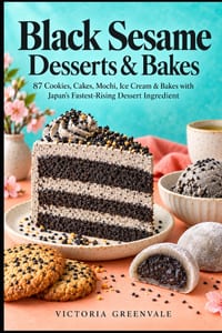 Black Sesame Desserts & Bakes: 87 Cookies, Cakes, Mochi, Ice Cream & Bakes with Japan's Fastest-Rising Dessert Ingredient cover
