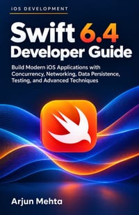 Swift 6.4 Developer Guide: Build Modern iOS Applications with Concurrency, Networking, Data Persistence, Testing, and Advanced Techniques cover