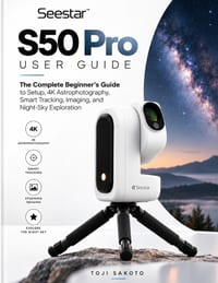 Seestar S50 Pro User Guide: he Complete Beginner's Guide to Setup, 4K Astrophotography, Smart Tracking, Imaging, and Night-Sky Exploration cover