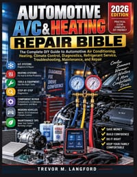 Automotive A/C & Heating Repair Bible: The Complete DIY Guide to Automotive Air Conditioning, Heating, Climate Control, Diagnostics, Refrigerant Servi cover