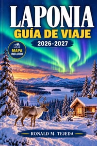 Laponia Gu�a de Viaje 2026-2027: Planifica una Semana de Caza de Auroras, Paseos en Trineo con Huskies y Pueblos Sami Sin Gastar de M�s cover