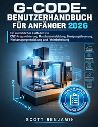 G-Code-Benutzerhandbuch Für Anfänger 2026: Ein ausführlicher Leitfaden zur CNC-Programmierung, Maschineneinrichtung, Bewegungssteuerung, Werkzeugwegen cover