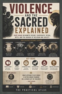 Violence and the Sacred Explained: René Girard on Mimetic Desire, Scapegoats, Ritual, Myth, and the Origins of Religion and Society cover