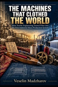 The Machines That Clothed the World: How Textile Engineering Turned Fiber into the First Industrial Mass Production System cover