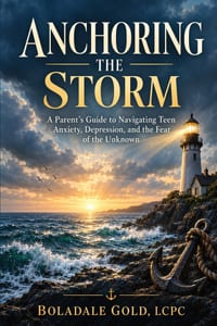 Anchoring The Storm: A Parent's Guide to Navigating Teen Anxiety, Depression, and the Fear of the Unknown cover