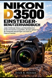 Nikon D3500 Einsteiger-Benutzerhandbuch: Jeder Drehknopf, Modus und Menübildschirm ist für eine Kamera ausgefallen, die dazu gebaut ist, dir Fotografi cover