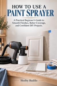 How to Use a Paint Sprayer: A Practical Beginner's Guide to Smooth Finishes, Better Coverage, and Confident DIY Projects cover