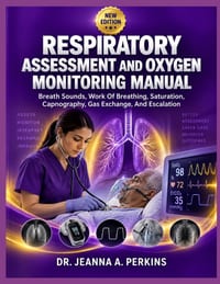 Respiratory Assessment and Oxygen Monitoring Manual: Breath Sounds, Work of Breathing, Saturation, Capnography, Gas Exchange, and Escalation cover