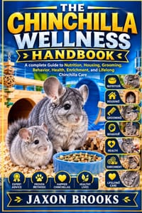 The Chinchilla Wellness Handbook: A complete Guide to Nutrition, Housing, Grooming, Behavior, Health, Enrichment, and Lifelong Chinchilla Care cover
