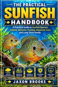 The Practical Sunfish Handbook: A Practical Guide to Sunfish Species, Habitat, Behavior, Feeding, Aquarium Care, and Long-Term Health cover