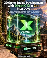 3D Game-Engine Development with DirectX 12 in C++ in 21 Days: A Hands-On Course in D3D12 Pipelines, Resources, Command Lists, Shaders, and Real-Time R cover
