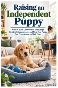 Raising an Independent Puppy: How to Build Confidence, Encourage Healthy Independence, and Help Your Puppy Feel Comfortable on Their Own cover