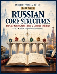 Russian Core Structures: The Case System, Verb Tenses & Complex Sentences cover