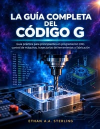 La Guía Completa del Código G: Guía práctica para principiantes en programación CNC, control de máquinas, trayectorias de herramientas y fabricación cover