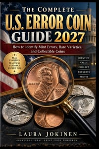 The Complete U.S. Error Coin Guide 2027: How to Identify Mint Errors, Rare Varieties, and Collectible Coins cover