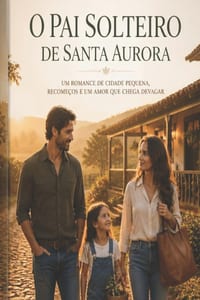 O Pai Solteiro de Santa Aurora: Um Romance de Cidade Pequena, Recomeços e um Amor que Chega Devagar cover