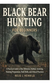 Black Bear Hunting for Beginners: A Practical Guide to Bear Behavior, Habitat, Scouting, Hunting Preparation, Field Skills, and Ethical Practices cover