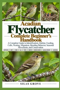 Acadian Flycatcher Complete Beginner's Handbook: A Complete Guide to Identification, Habitat, Feeding, Calls, Nesting, Migration, Breeding Behavior, S cover