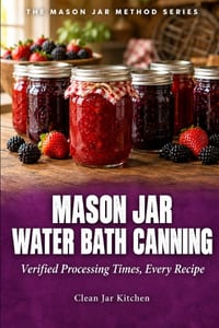 Mason Jar Water Bath Canning: Verified Processing Times, Every Recipe cover
