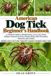 American Dog Tick Beginner's Handbook: A Practical Guide to Identification, Life Cycle, Hosts, Habitat, Seasonal Activity, Disease Risks, Bite Prevent cover